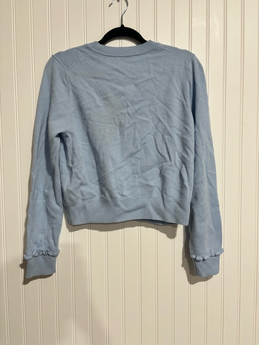 Sandro Light Blue Knit Cardigan - Picture 6 of 9